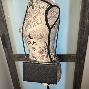 Elan Black Leather Bag